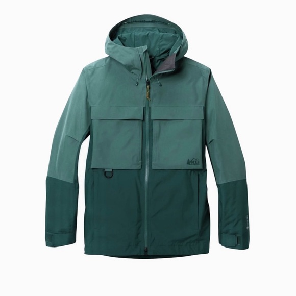 REI Gore-Tex Ski Snowboard Snow Jacket - Men's XL - Picture 1 of 8